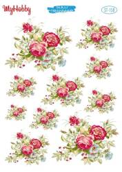 My Hobby Çiçek Desenli Sulu Transfer ST-158 - MyHobby