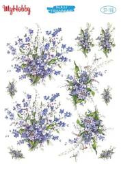 My Hobby Çiçek Desenli Sulu Transfer ST-166 - MyHobby