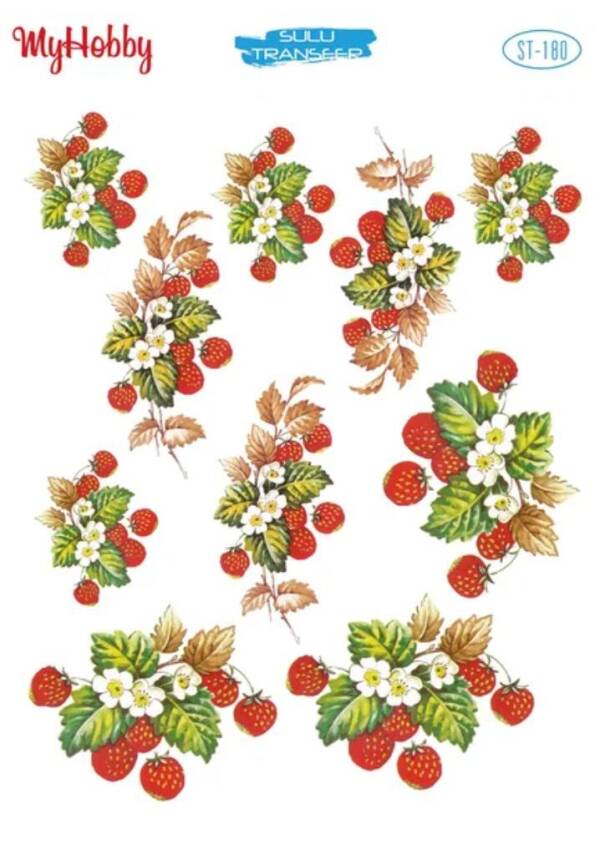 My Hobby Çiçek Desenli Sulu Transfer ST-180 - 1