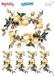My Hobby Çiçek Desenli Sulu Transfer ST-183 - MyHobby