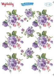 My Hobby Çiçek Desenli Sulu Transfer ST-186 - MyHobby