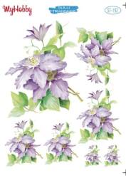 My Hobby Çiçek Desenli Sulu Transfer ST-192 - MyHobby