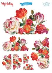 My Hobby Çiçek Desenli Sulu Transfer ST-225 - MyHobby