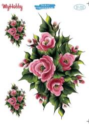 My Hobby Çiçek Desenli Sulu Transfer ST-233 - MyHobby