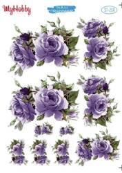 My Hobby Çiçek Desenli Sulu Transfer ST-259 - MyHobby
