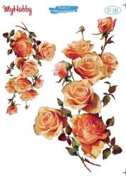 My Hobby Çiçek Desenli Sulu Transfer ST-280 - MyHobby