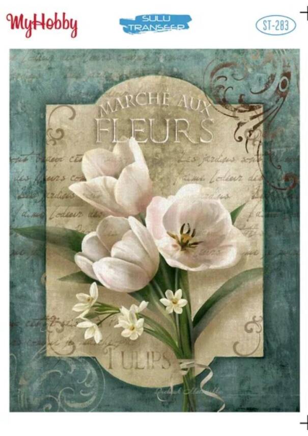 My Hobby Çiçek Desenli Sulu Transfer ST-283 - 1