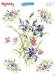 My Hobby Çiçek Desenli Sulu Transfer ST-287 - MyHobby