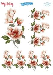 My Hobby Çiçek Desenli Sulu Transfer ST-297 - MyHobby
