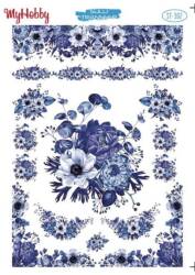 My Hobby Çiçek Desenli Sulu Transfer ST-302 - MyHobby