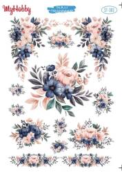 My Hobby Çiçek Desenli Sulu Transfer ST-303 - MyHobby