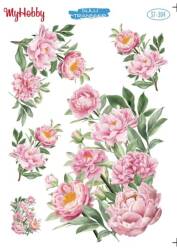 My Hobby Çiçek Desenli Sulu Transfer ST-304 - MyHobby