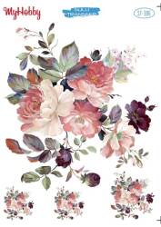 My Hobby Çiçek Desenli Sulu Transfer ST-306 - MyHobby