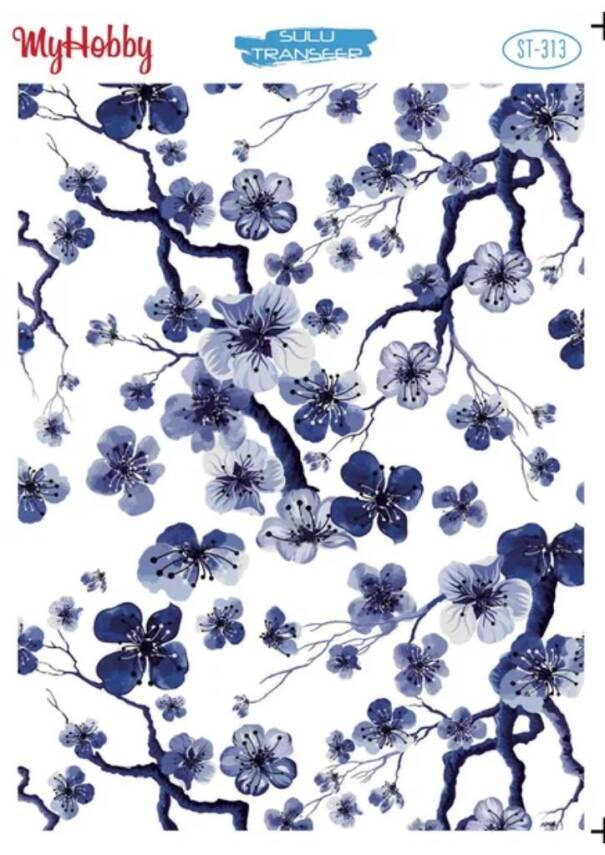 My Hobby Çiçek Desenli Sulu Transfer ST-313 - 1
