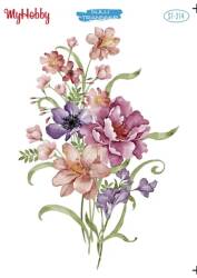 My Hobby Çiçek Desenli Sulu Transfer ST-314 - MyHobby