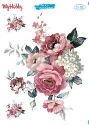 My Hobby Çiçek Desenli Sulu Transfer ST-330 - MyHobby