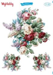 My Hobby Çiçek Desenli Sulu Transfer ST-350 - MyHobby