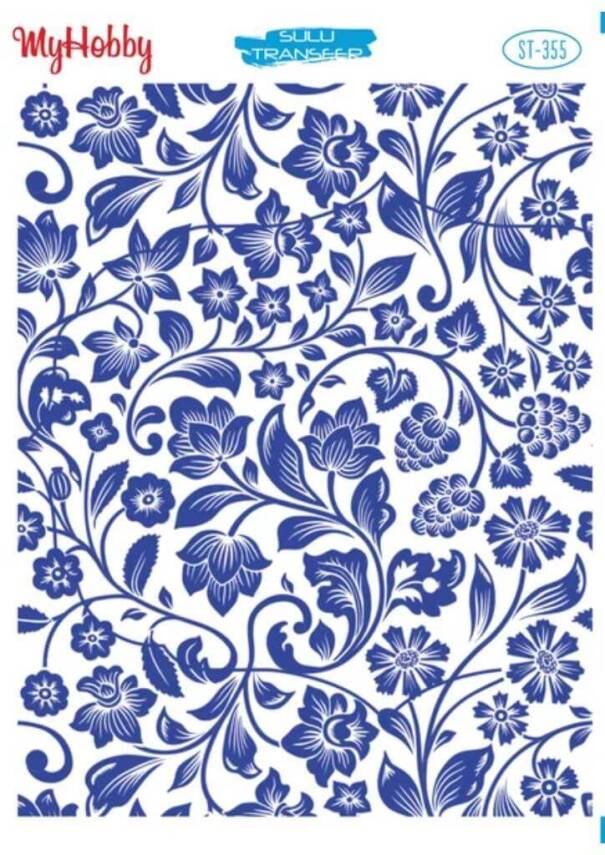 My Hobby Çiçek Desenli Sulu Transfer ST-355 - 1