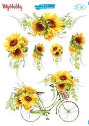 My Hobby Çiçek Desenli Sulu Transfer ST-364 - MyHobby