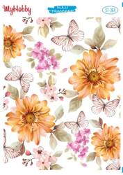 My Hobby Çiçek Desenli Sulu Transfer ST-369 - MyHobby