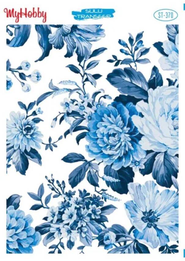 My Hobby Çiçek Desenli Sulu Transfer ST-370 - 1