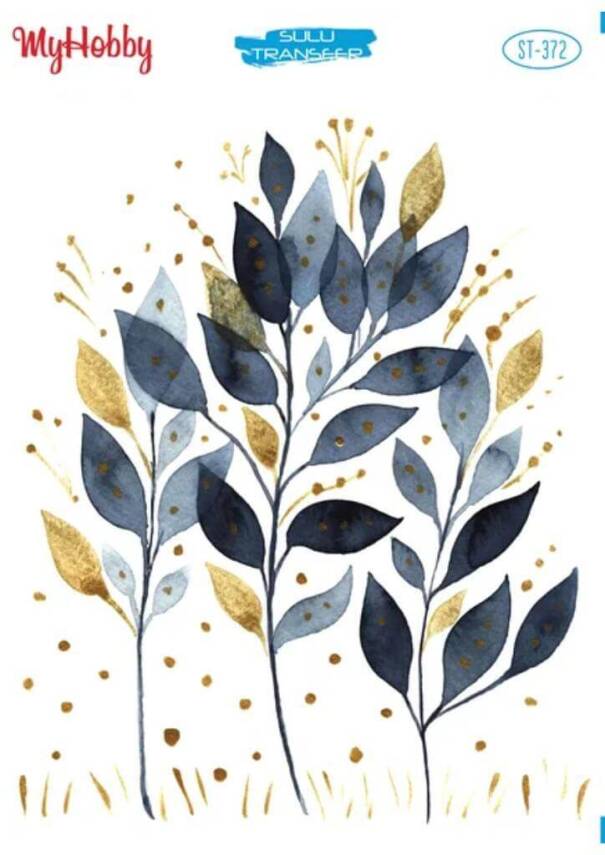 My Hobby Çiçek Desenli Sulu Transfer ST-372 - 1