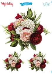 My Hobby Çiçek Desenli Sulu Transfer ST-376 - MyHobby