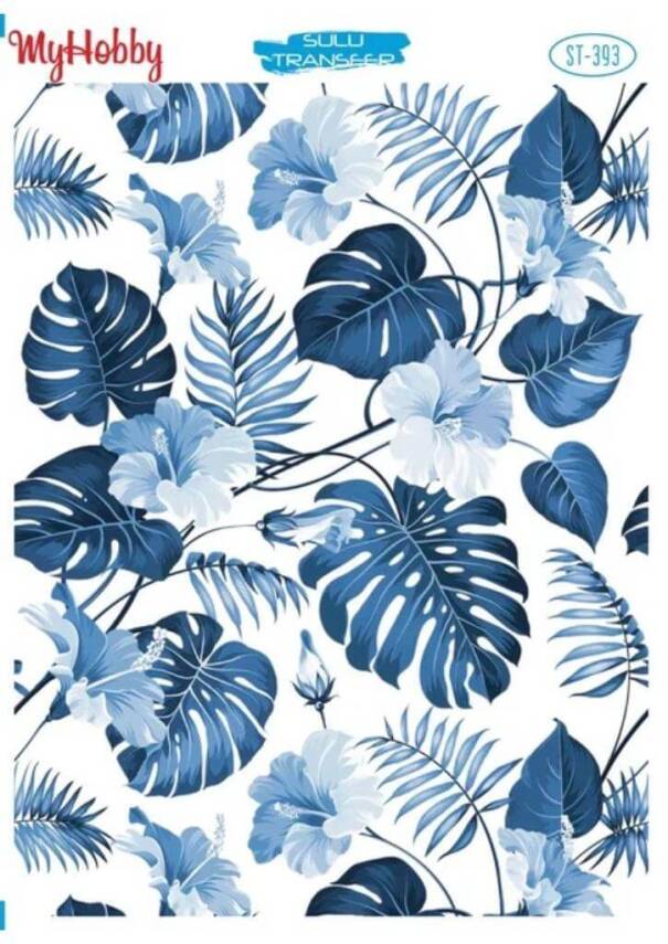 My Hobby Çiçek Desenli Sulu Transfer ST-393 - 1