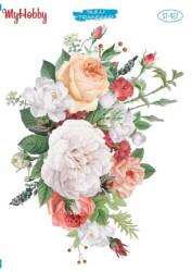 My Hobby Çiçek Desenli Sulu Transfer ST-427 - MyHobby