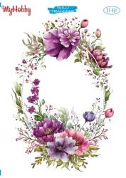 My Hobby Çiçek Desenli Sulu Transfer ST-431 - MyHobby