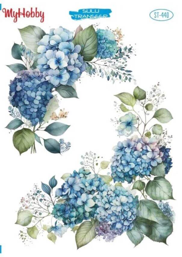 My Hobby Çiçek Desenli Sulu Transfer ST-440 - 1