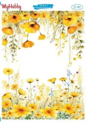 My Hobby Çiçek Desenli Sulu Transfer ST-441 - MyHobby