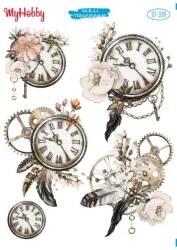 My Hobby Çiçek Saat Desenli Sulu Transfer ST-339 - MyHobby
