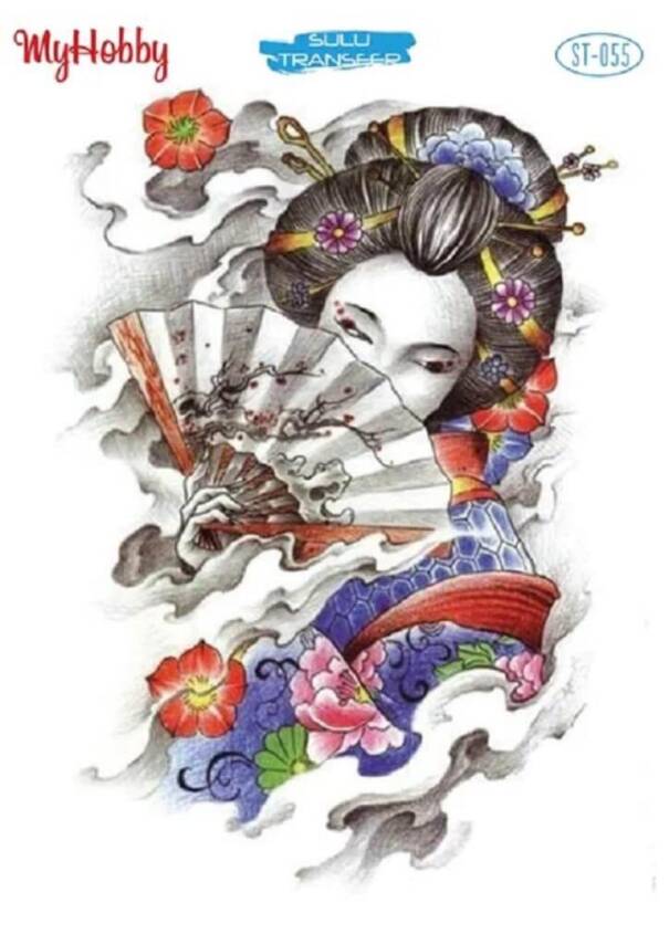My Hobby Çini Desenli Sulu Transfer ST 055 - 1
