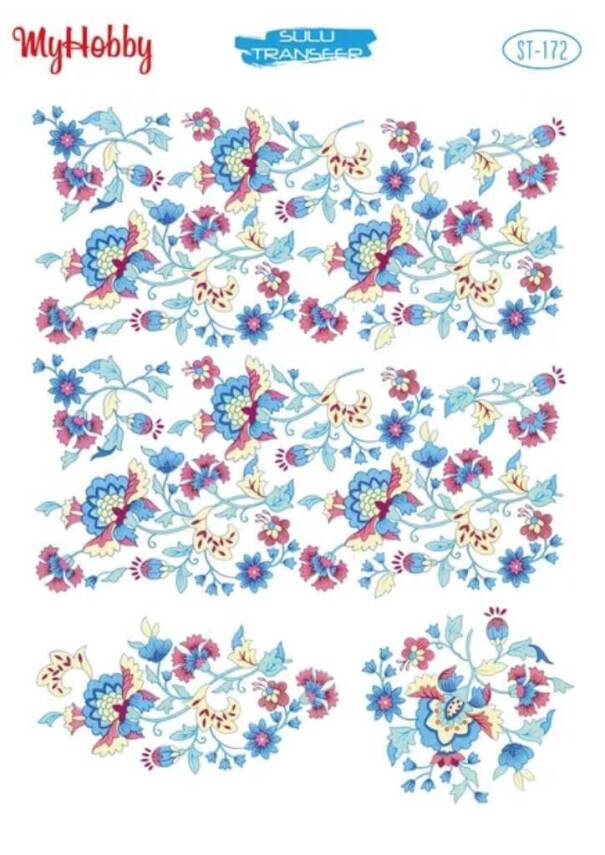 My Hobby Çini Desenli Sulu Transfer ST-172 - 1