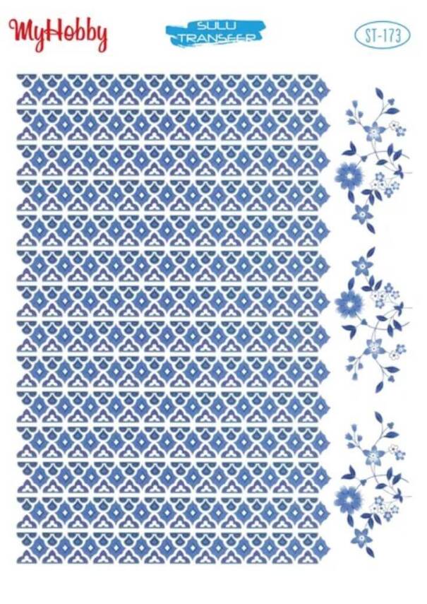 My Hobby Çini Desenli Sulu Transfer ST-173 - 1