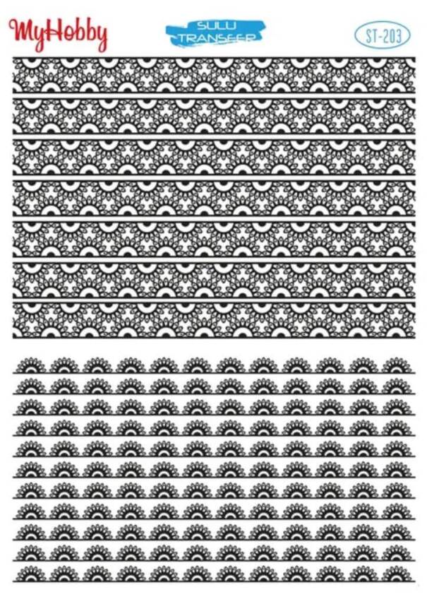 My Hobby Çini Desenli Sulu Transfer ST-203 - 1