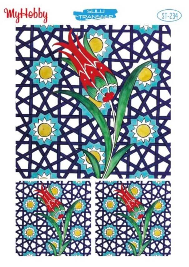 My Hobby Çini Desenli Sulu Transfer ST-234 - 1