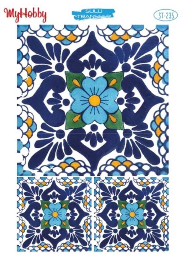 My Hobby Çini Desenli Sulu Transfer ST-235 - 1