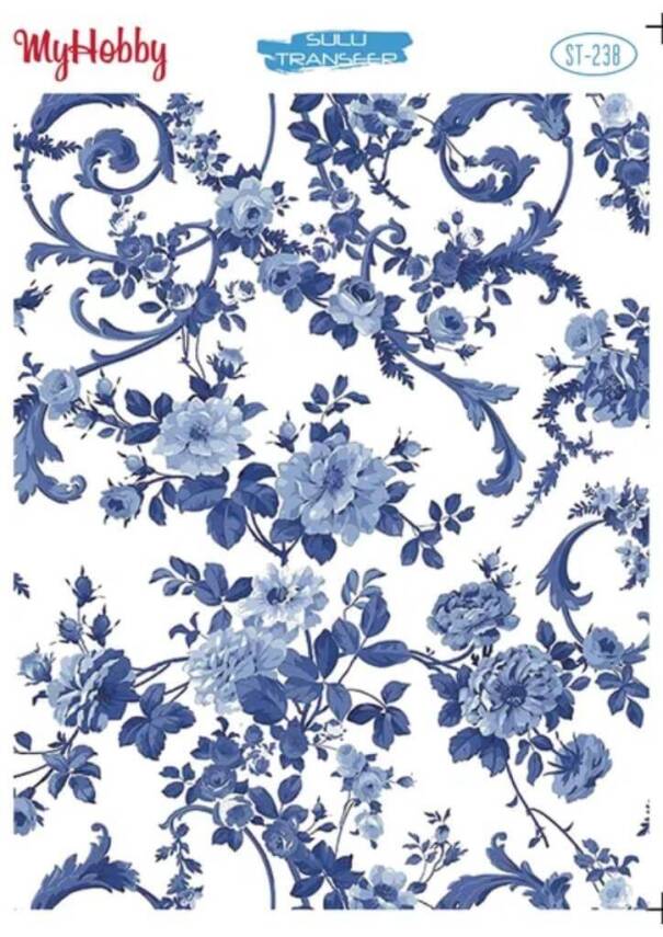 My Hobby Çini Desenli Sulu Transfer ST-238 - 1