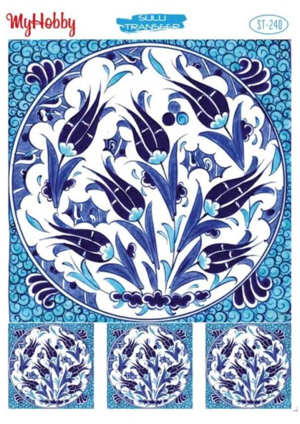 My Hobby Çini Desenli Sulu Transfer ST-240 - 1