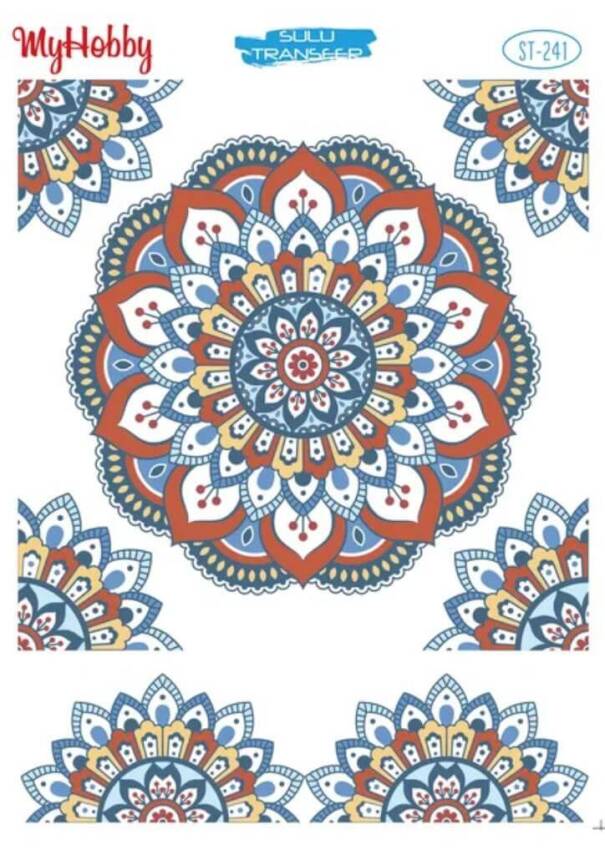 My Hobby Çini Desenli Sulu Transfer ST-241 - 1