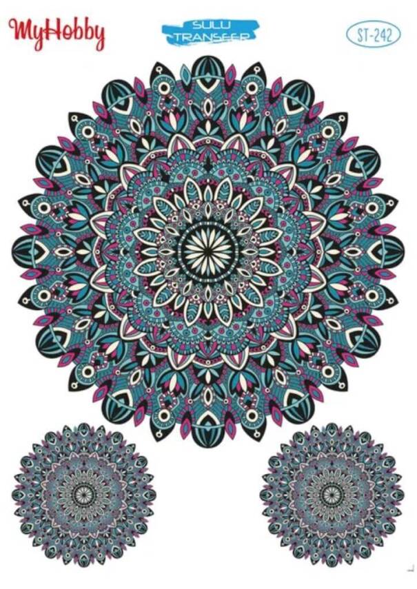 My Hobby Çini Desenli Sulu Transfer ST-242 - 1