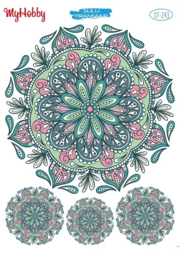 My Hobby Çini Desenli Sulu Transfer ST-243 - 1