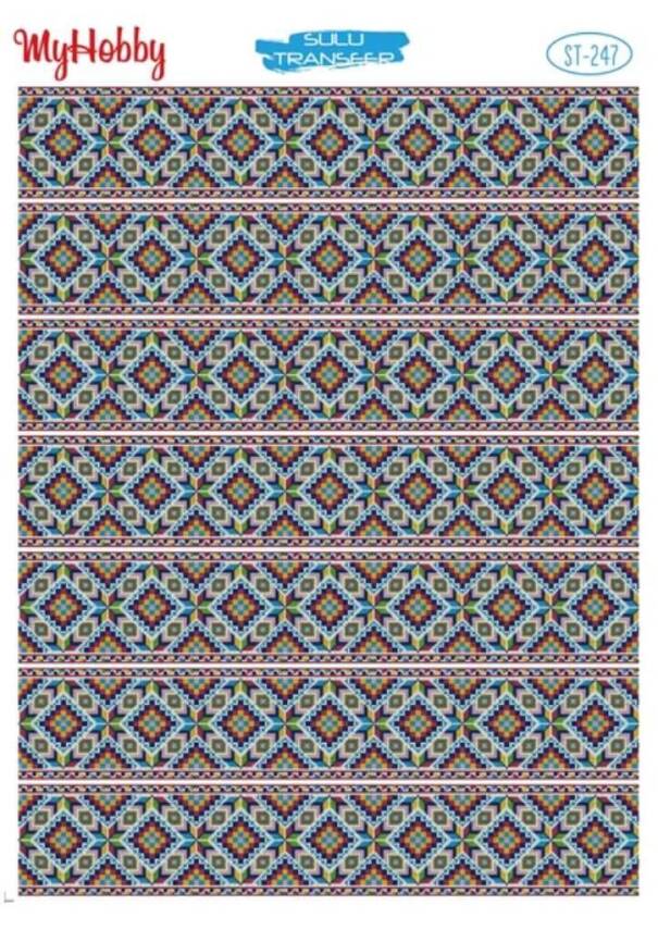 My Hobby Çini Desenli Sulu Transfer ST-247 - 1