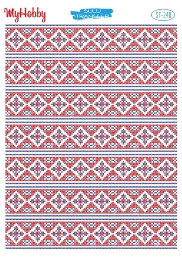 My Hobby Çini Desenli Sulu Transfer ST-248 - 1