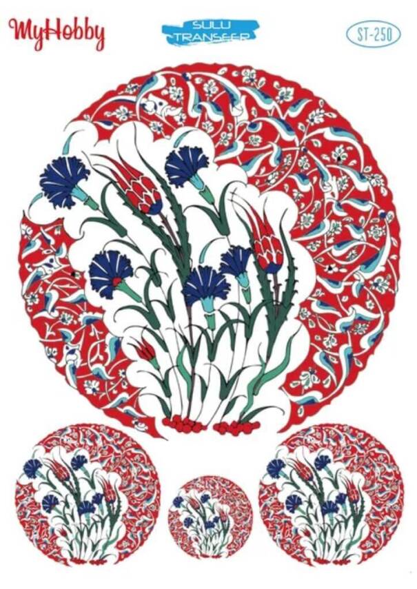 My Hobby Çini Desenli Sulu Transfer ST-250 - 1