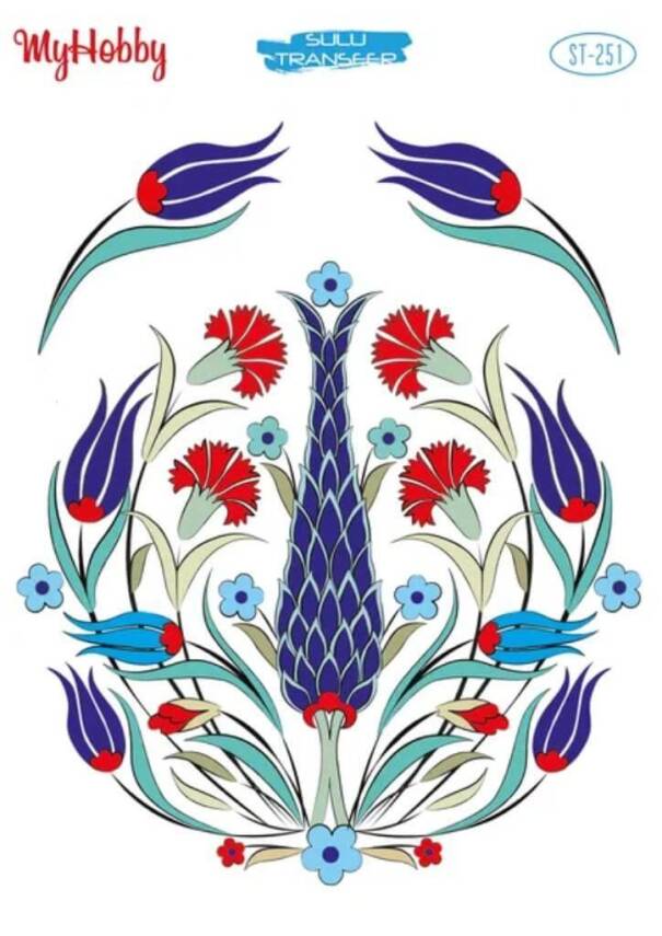 My Hobby Çini Desenli Sulu Transfer ST-251 - 1