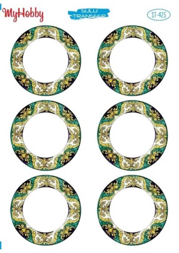 My Hobby Çini Desenli Sulu Transfer ST-425 - 1