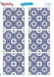 My Hobby Çini Karo Desenli Sulu Transfer ST-419 - MyHobby